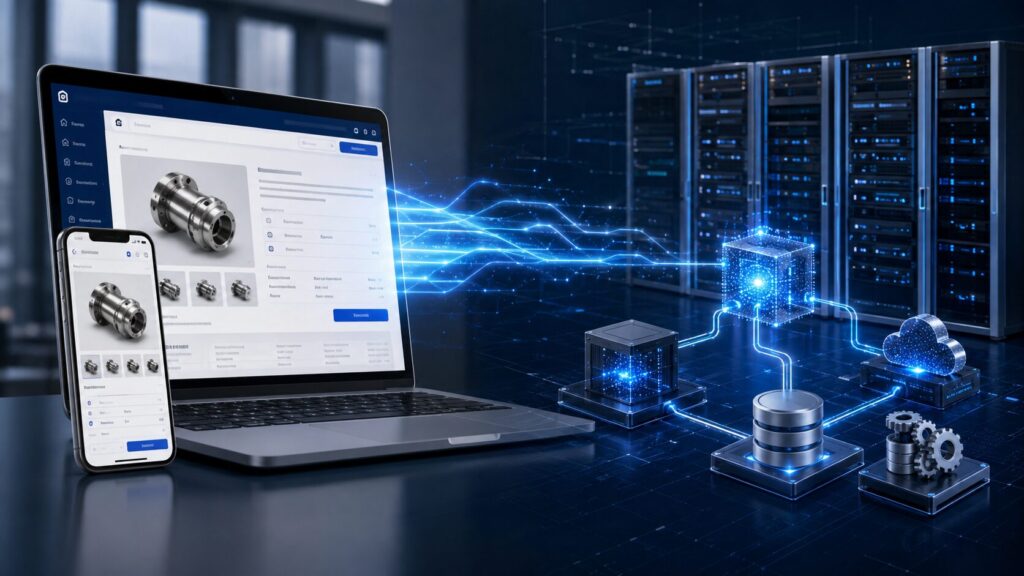 Headless commerce B2B: architettura con frontend e backend separati via API
